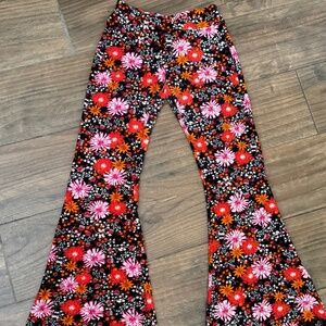 Spirit Floral Hippie Flare Pants